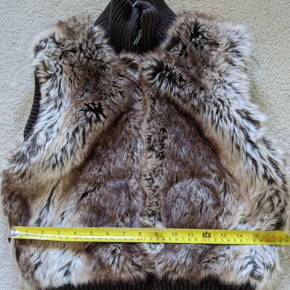 Fake fur vest, warm - Picture 7 of 8
